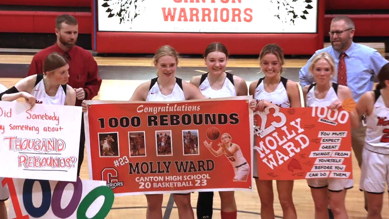 Canton Warrior’s Molly Ward surpasses 1000 rebounds Canton Warrior’s Molly Ward surpasses 1000 rebounds